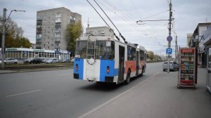 Троллейбус ЗиУ-682 (КВР Барнаул)-4015. Покатушки по Барнаулу.