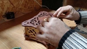 Шкатулка IV. Сделай сам.  Выпиливание из фанеры на лобзи