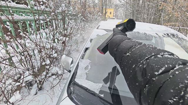 Воздуходувка в действии против снега VIOLENT TURBOFAN TF64 вото смотреть онлайн