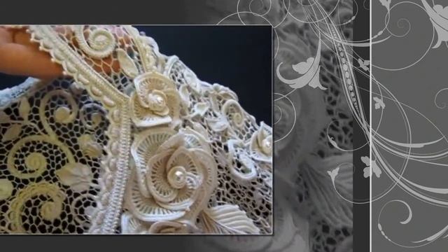 Видео презентация работ мастера по вязанию Ирландско? смотреть онлайн