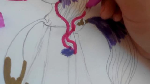 Рисую пони 2 часть