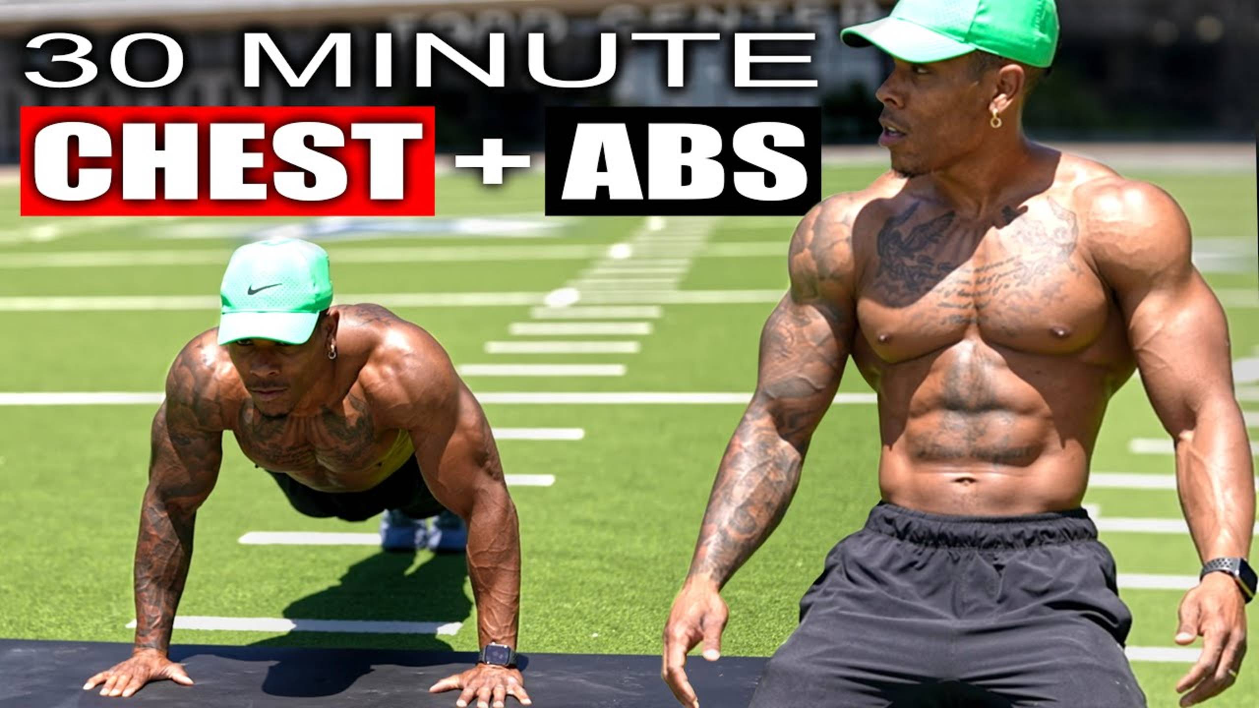 PERFECT 30 MIN CHEST & ABS WORKOUT [MUSCLE BUILDER] - BullyJuice смотреть онлайн