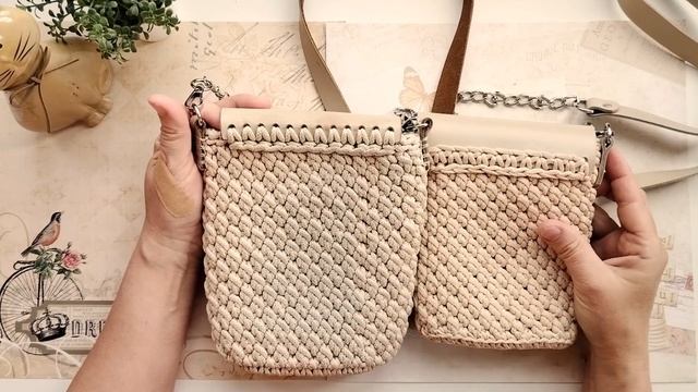 СУМОЧКА мини крючком: мой опыт, хитрости и готовый рез?