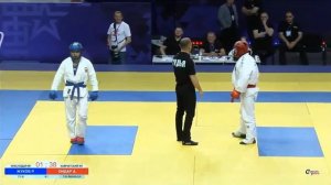 1 бой Руслана Жукова на чемпионате по АРБ в Улан-удэ