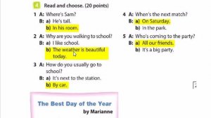 SPOTLIGHT 4 учебник 2 часть страница 50,51 (117,118)