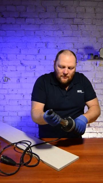 Обработка термофеном 🧰 кромки полки !  #shorts