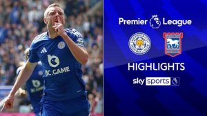 Обзор матча 37 тура Английской Премьер-Лиги НА РУССКОМ. Лестер - Ипсвич