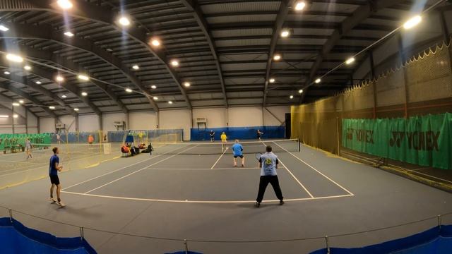 Трио-теннис - три на три - интересный тренировочный ден смотреть онлайн