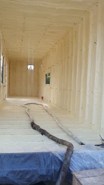 Утепление морского контейнера ППУ смотреть онлайн