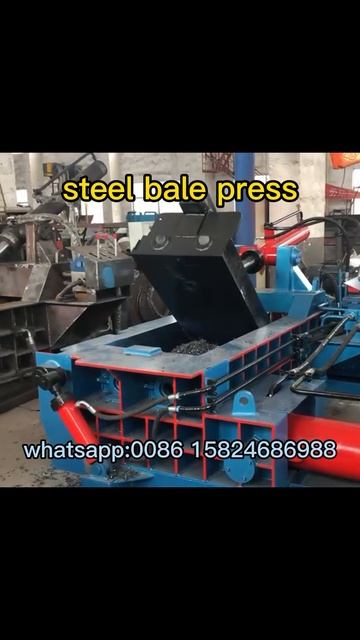 гидравлический пресс-подборщик металла。WhatsAPP/Вечат:008
