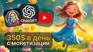 ЗАРАБАТЫВАЙ на Видео с ChatGPT $40K в месяц на СОЗДАНИИ мультиков и анимации!
