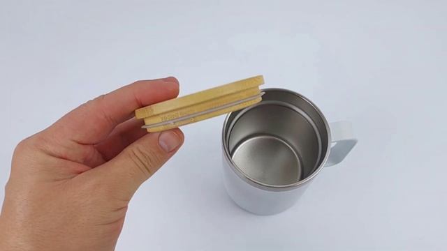 Термокружка из переработанной стали 694276