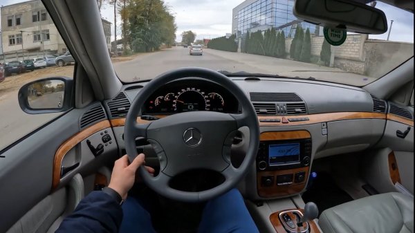 Mercedes-Benz S350 (W220) V6 G-Tronic 2003 POV test drive