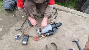 Запуск двигателя ЯАЗ 206 после 30 лет простоя.