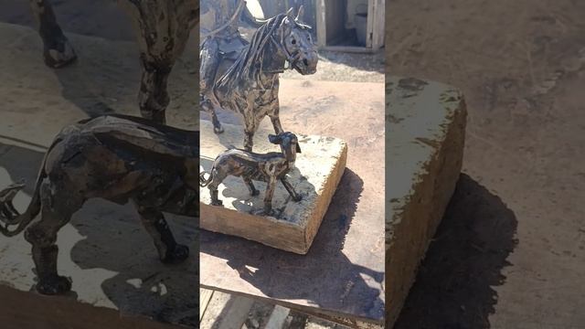 из металических деталей сварил скульптуру,#сварщик чт смотреть онлайн