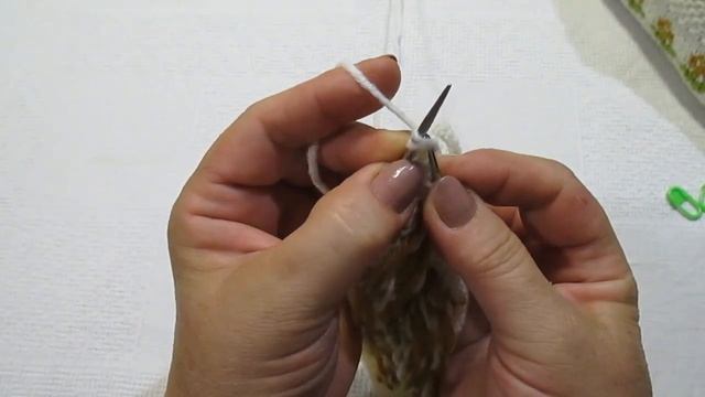 следки с орнаментом вязаные на 2х спицах без шва