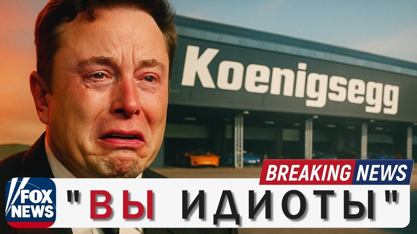 Илон Маск В СЛЕЗАХ! Koenigsegg УНИЧТОЖИЛ Tesla Своим Новым Двигателем! Маск Уходит В Отставку? смотреть онлайн