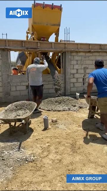 AS-3.5 Бетономешалка на колесах с самозагрузкой работае? смотреть онлайн