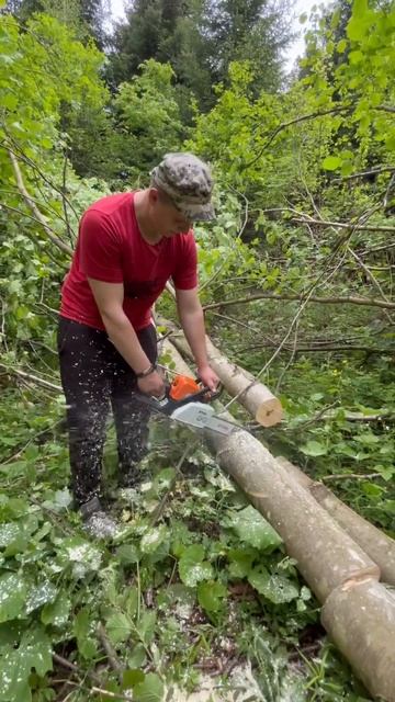 STIHL - MS 180 обкатка смотреть онлайн