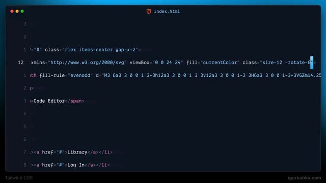 Верстка на Tailwind CSS #1 - Шапка смотреть онлайн