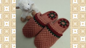 🌹🌹🌹Вязаные тапочки 🌹🌹🌹