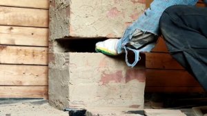 Как подвесить печную трубу из кирпича!?!🔥👍