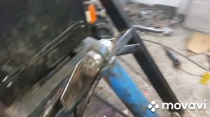 самодельный кун для самодельного трактора испытание..