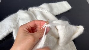 Вязаный комбинезон | сшивание ластовицы | трикотажный