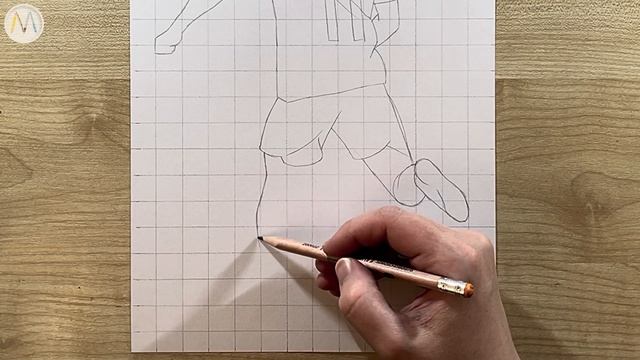 Как нарисовать футболиста с мячом / Родриго из Реал Ма? смотреть онлайн