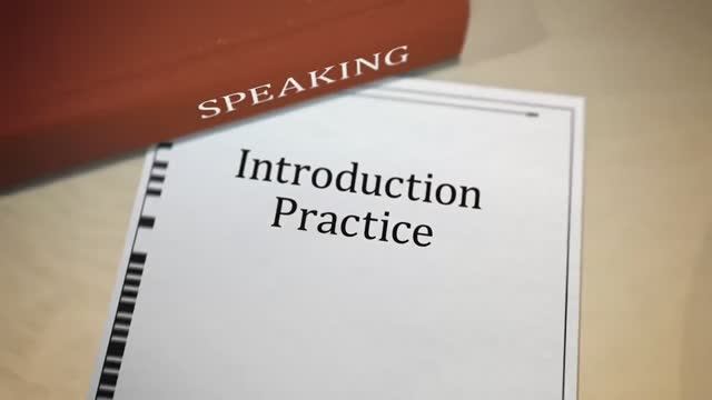 IELTS Speaking Introduction Practice