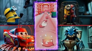 Миньон в прошлом, Миньон и Человек-паук в прошлом, Миньон Маккуин в прошлом, Миньон Соник в прошлом,