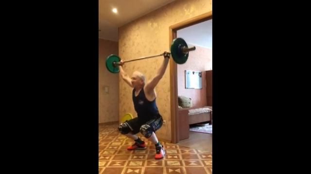 Рывок из паха → присед 65+