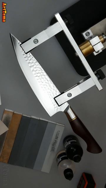 ЗАТОЧКА НОЖА 🔔 Лучшие кухонные ножи HEZHEN 6 #shorts #заточк? смотреть онлайн