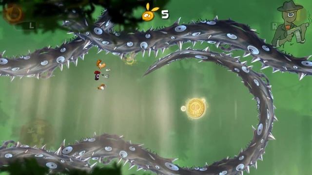 Rayman Jungle Run - Прохождение Level 2-8 смотреть онлайн