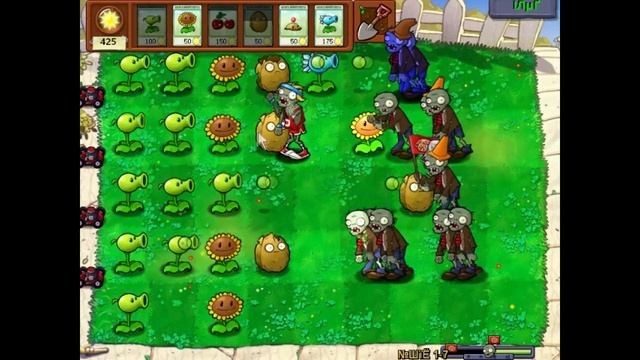 Прохождение Pvz Hard mode №2 смотреть онлайн