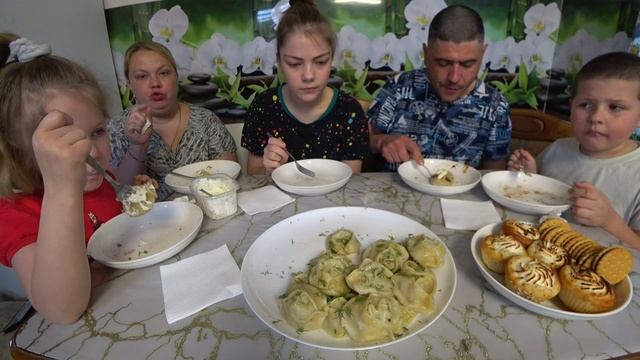 мукбанг. домашние манты смотреть онлайн