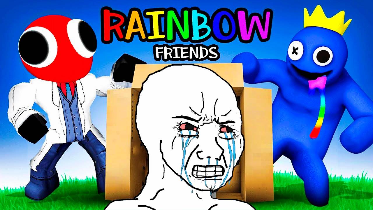 Мультик Радужные друзья Роблокс - Смешные моменты мульт Анимация Роблокс смотреть онлайн