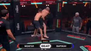 Олег Монгол vs Батырхан Полный бой!!! жесть😱