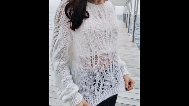 🌿Вязаные модели на весну. Схемы узоров. смотреть онлайн