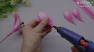 🌸ЛИЛИЯ своими руками 🌸 Цветы из синельной проволоки