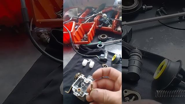Разборка и чистка карбюратора, от двигателя 50куб 4т, ч? смотреть онлайн