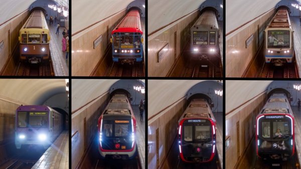 Парад поездов московского метрополитена | 2025