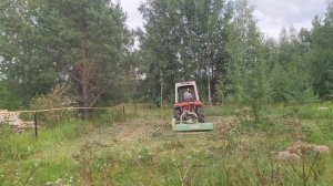 мульчер stark в действии