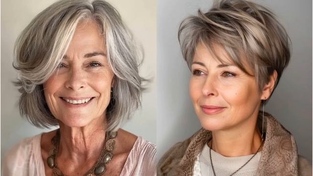 КАКИЕ СТРИЖКИ БУДУТ МОДНЫМИ 2025 ДЛЯ ЖЕНЩИН 40+50+70+ 💕ОМОЛ