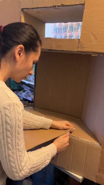 Камин для студии из картона . TA YA смотреть онлайн