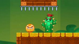 Злой Шар в игре Angry Ball Adventure Уровни 20-22