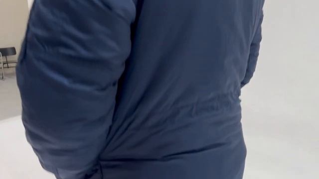 Легкая синяя парка пуховик GJOE (grunge John Orchestra Explosion)