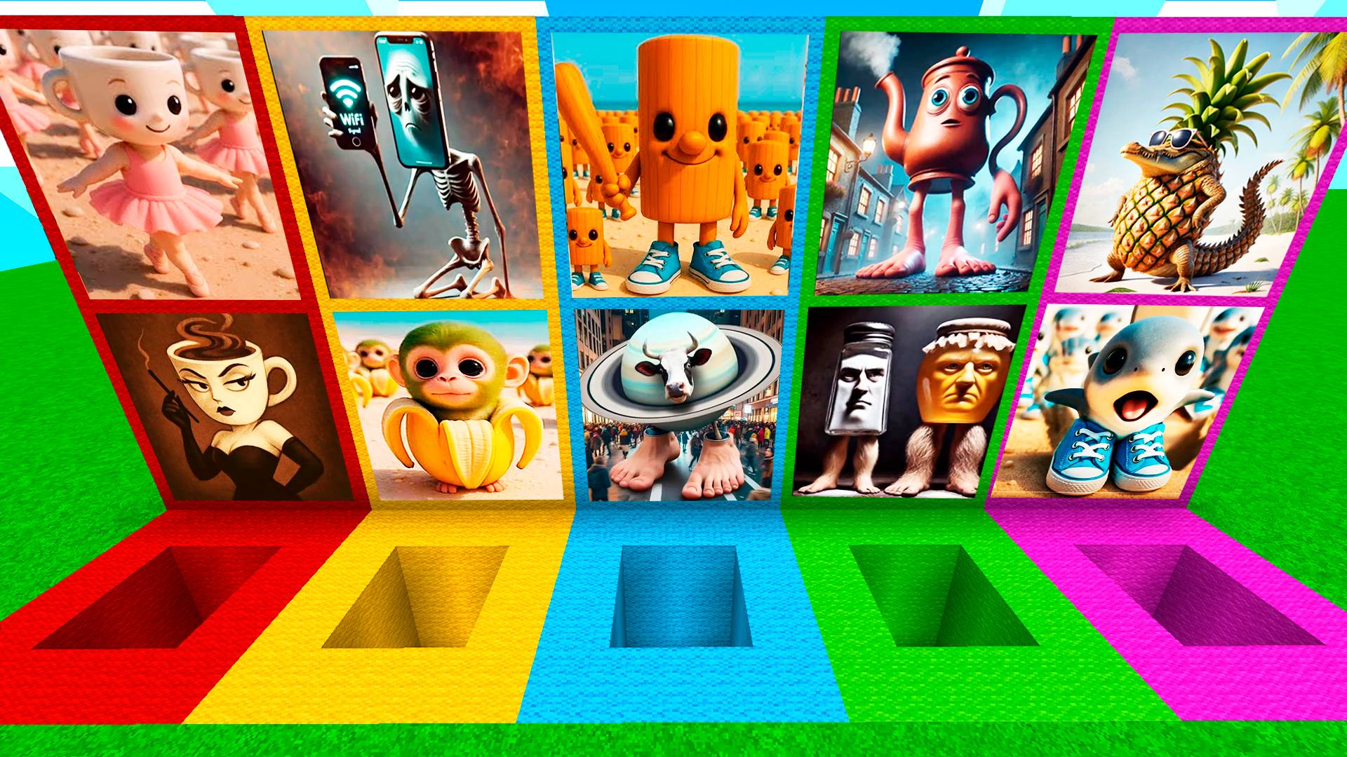 ВЫЖИВАНИЕ ВНУТРИ ЯМА ВСЕХ БРЕЙНРОТ ЖИВОТНЫХ ПОРТАЛ ПОДВАЛ В МАЙНКРАФТ смотреть онлайн