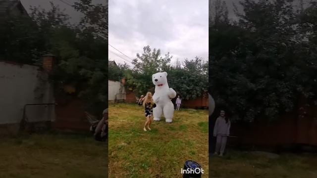 поздравление с днем рождения от Белого Мишки, т 89198457704, Новая Москва смотреть онлайн