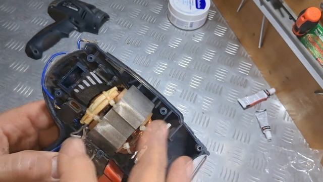 Ремонт сетевого шуруповерта после падения. смотреть онлайн